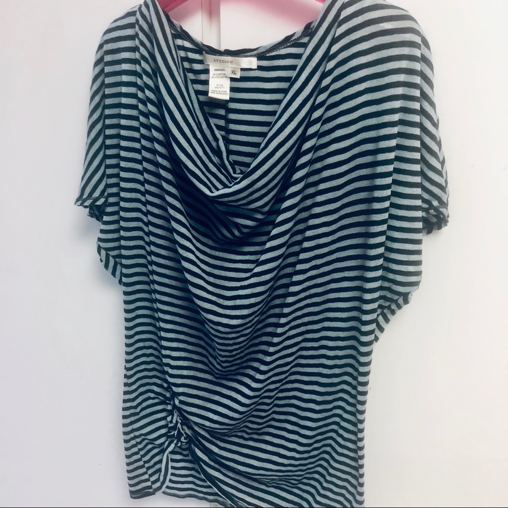 Studio M XL blouse cotton polyester blend.